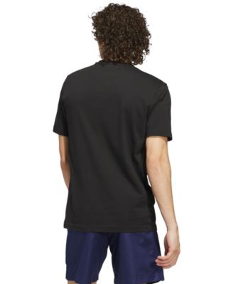 Men's 3-Stripes Lights Hoops Graphic Crewneck T-Shirt