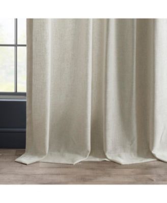 Heavy Faux Linen Curtain