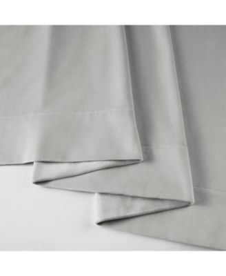 Reflection Grey Signature Velvet Blackout Curtain