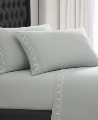 Embroidered 4-Pc. Sheet Set, King