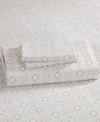 ELLE D&eacute;cor Printed 4-Pc. Sheet Set, Full