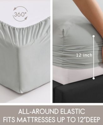 Embroidered 4-Pc. Sheet Set, Queen