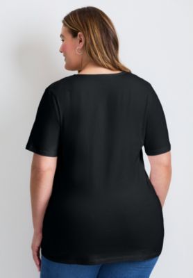 Women's Lacing Detail Tunic Tee