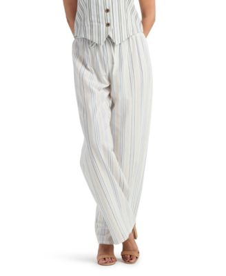 BCX - Women's Resort Striped Pull-On Pants