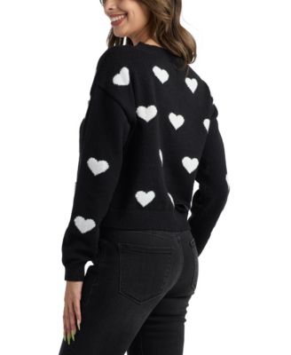 Juniors' Pull-On V-Neck Sweater