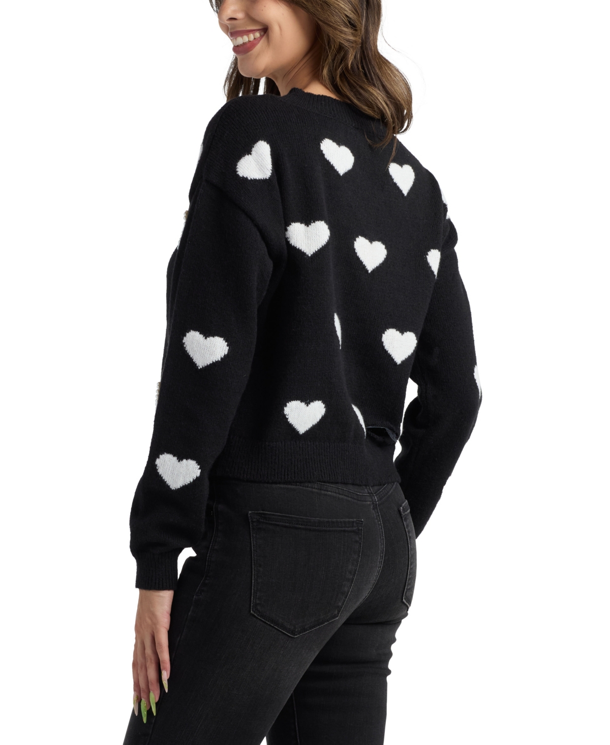 Bcx Juniors' Pull-On V-Neck Sweater