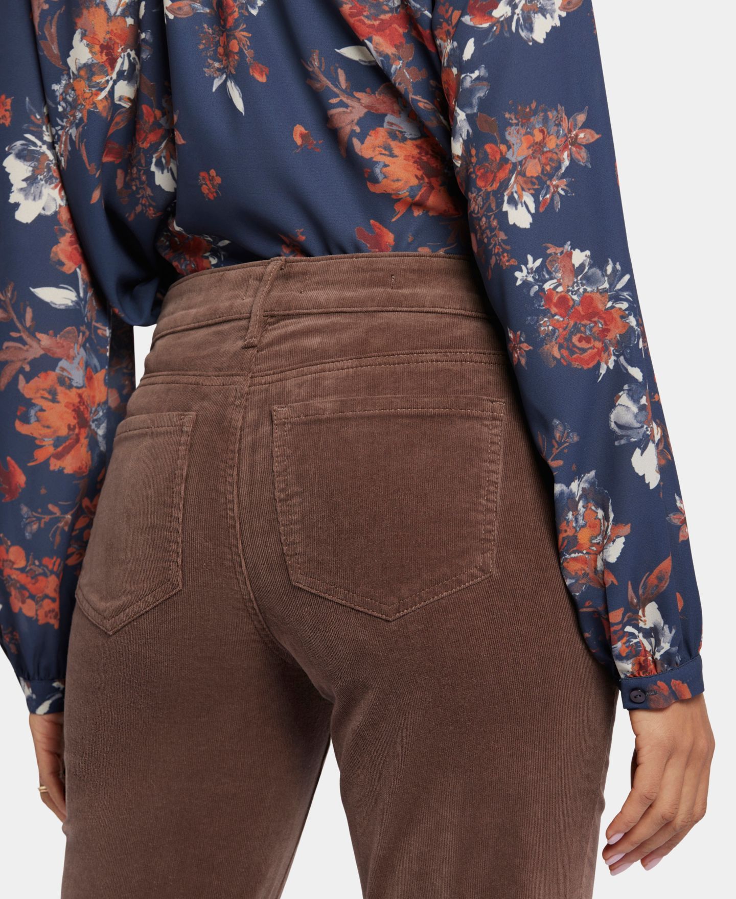 Женские джинсы NYDJ Corduroy Marilyn Straight, цвет: Норковый — фото 3