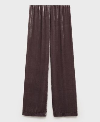 Women's Silk Velvet Pants
