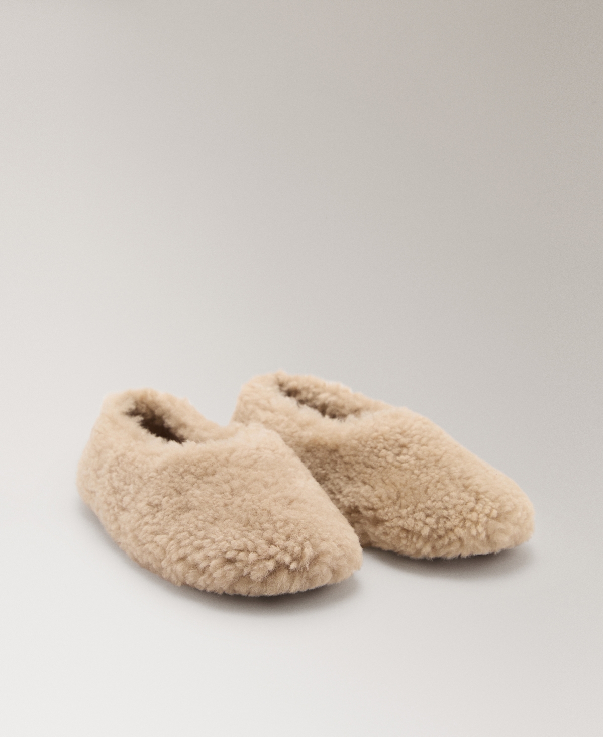 Mango Women's Wool Ballerina Flats