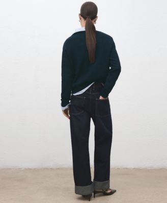 Women's Knitted Wool Blend Sweater