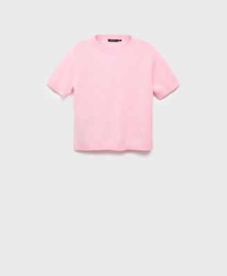 Women's Selection Short-Sleeved Wool Sweater