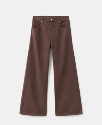 Women's Wide Leg Loose Mid-Rise Jeans