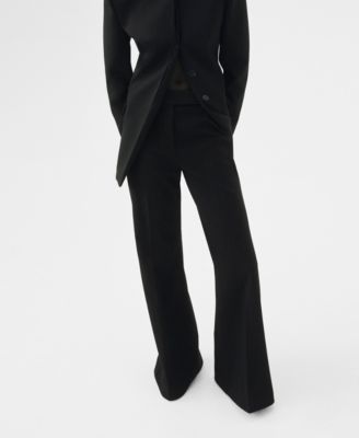 MANGO - Women's Flared Suit Pants