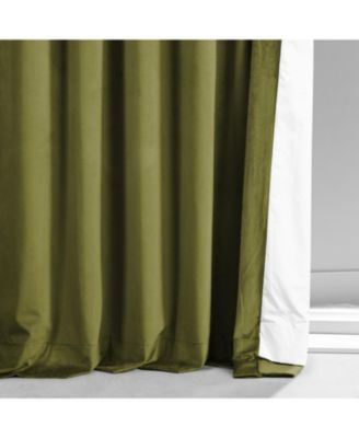 Signature Plush Velvet Hotel Blackout Curtain
