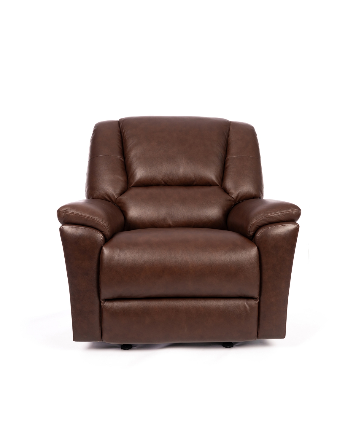 Flexsteel 44" Leather Preston Power Gliding Recliner with Power Headrest Lumbar