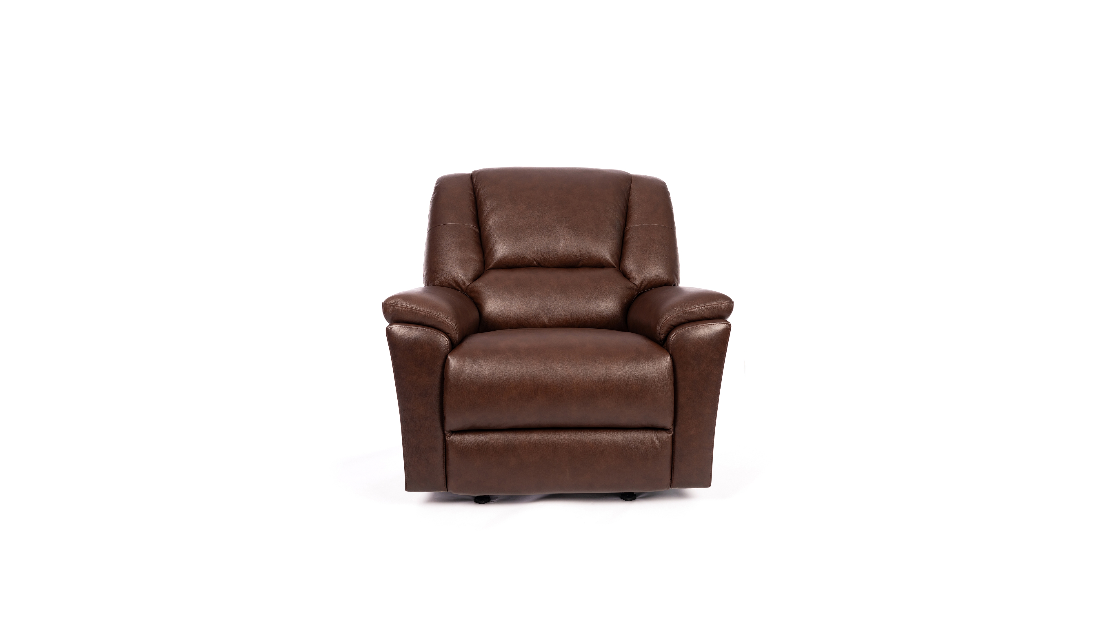 Flexsteel 44" Leather Preston Power Gliding Recliner with Power Headrest Lumbar