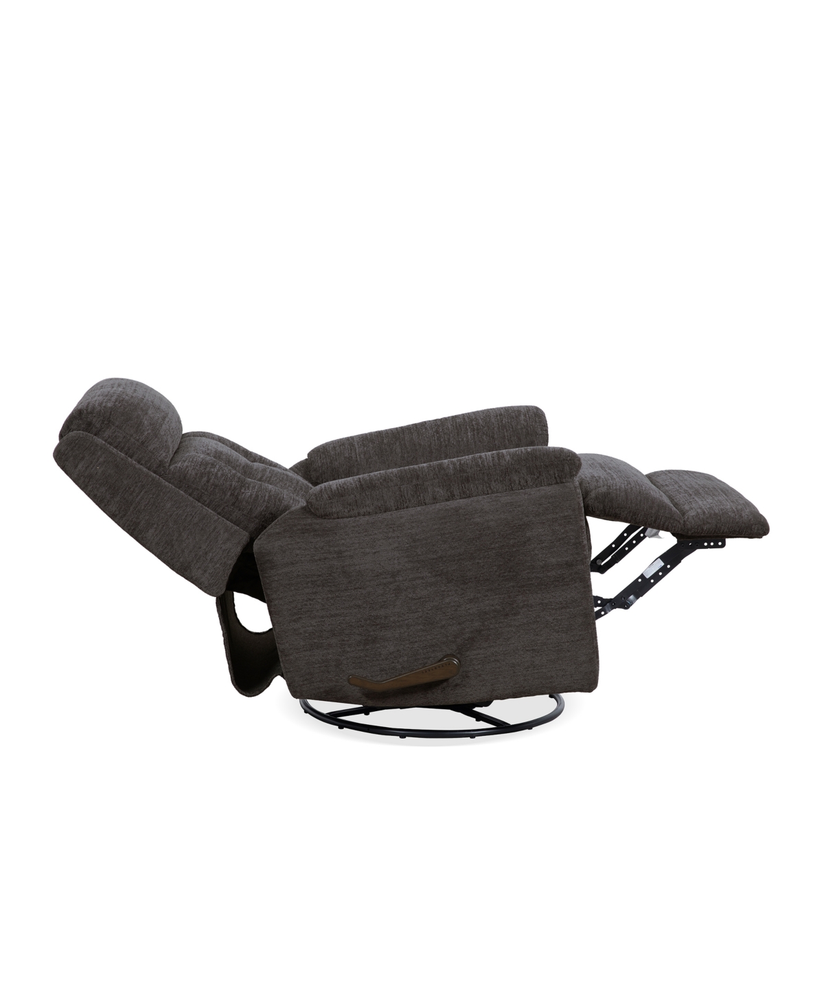 Flexsteel 38" Sophia Swivel Gliding Recliner In Gray