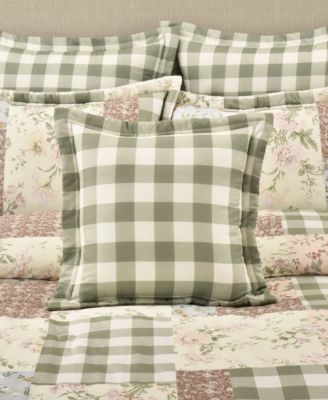 Piper & Wright Eloise Gingham Check Decorative Pillow, 18" x 18"