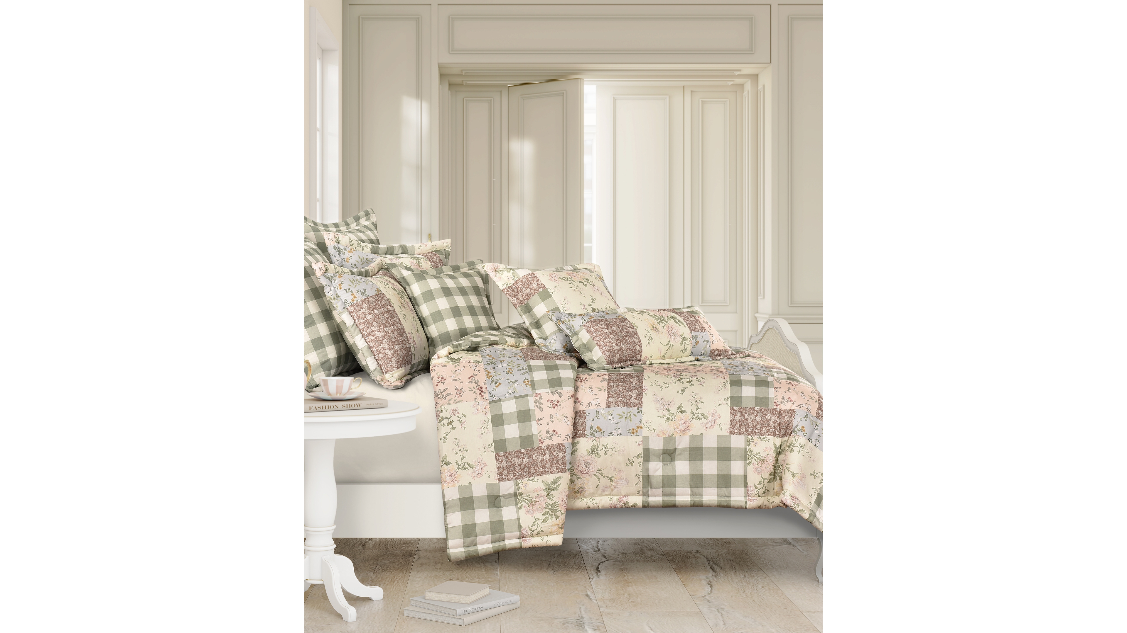 Piper & Wright Eloise Patchwork 3-Pc. Comforter Set, King/California King