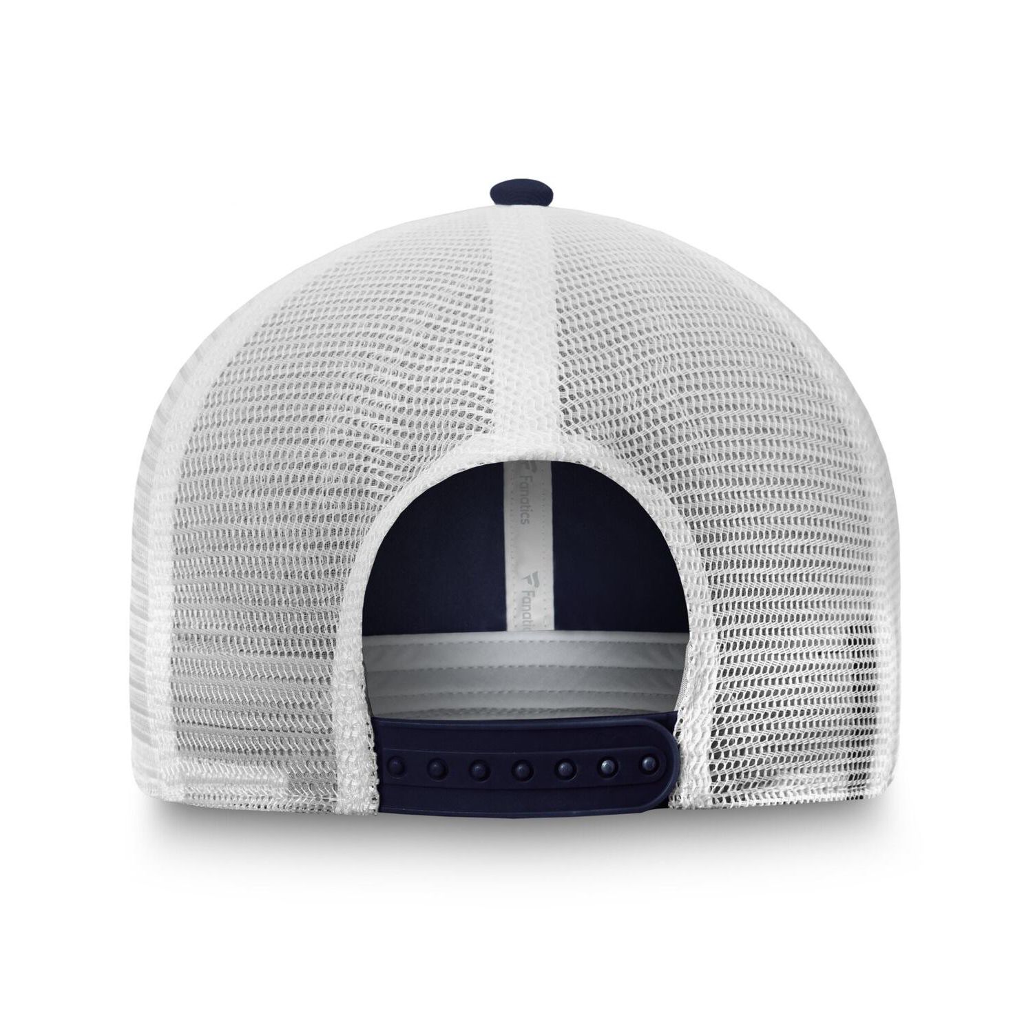 Men's Blue/White New York Rangers Core Primary Logo Trucker Adjustable Hat