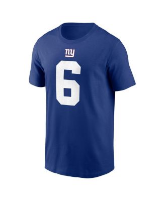 Men's Jaxson Dart Royal New York Giants Name Number T-Shirt