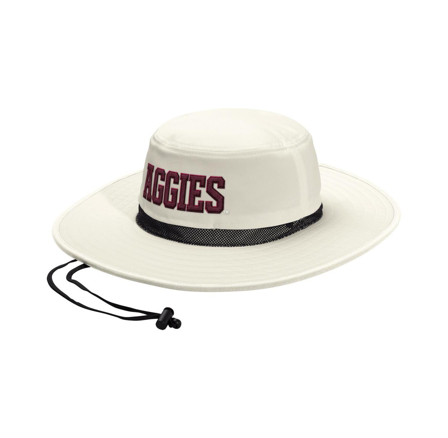 Men's and Women's Cream Texas A&M Aggies Wide Brim Boonie Bucket Hat