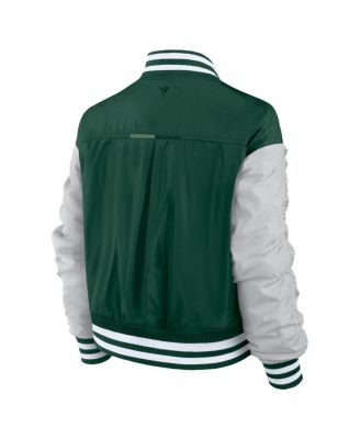 Women's Green Green Bay Packers Elements Wave Full-Snap Jacket