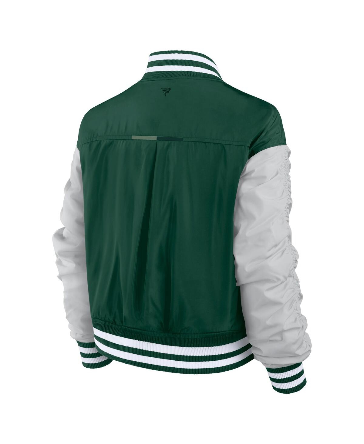 Fanatics Women's Green Green Bay Packers Elements Wave Full-snap Jacket In Green