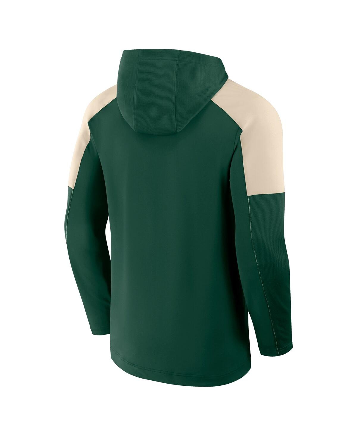 Fanatics Men's Hunter Green Minnesota Wild Meta Game Transitional Pullover Hoodie