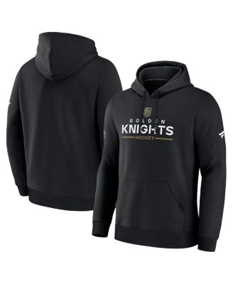Fanatics - Men's Black Vegas Golden Knights Authentic Pro Primary Hoodie
