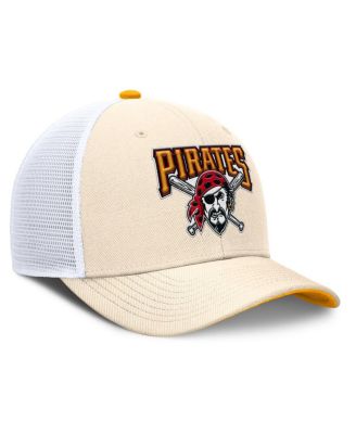 Men's Natural Pittsburgh Pirates Cooperstown Collection Dri-FIT Rise Trucker Adjustable Hat