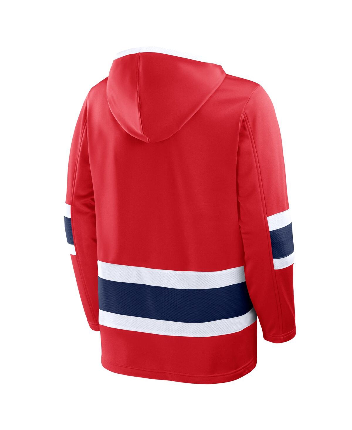 Fanatics Men's Red Florida Panthers Prime Time Fleece Hoodie