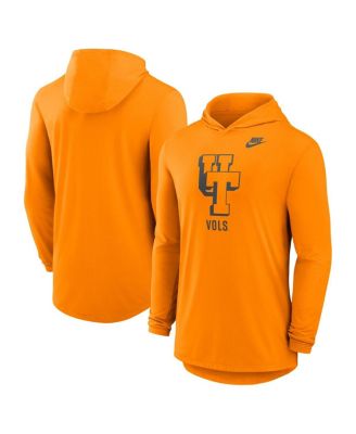 Nike - Men's Tennessee Orange Tennessee Volunteers Legacy Tri-Blend Dri-FIT Long Sleeve Hoodie T-Shirt