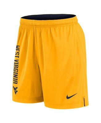 Men's Navy/Gold West Virginia Mountaineers Courtside Standard Issue Dri-FIT Reversible Shorts