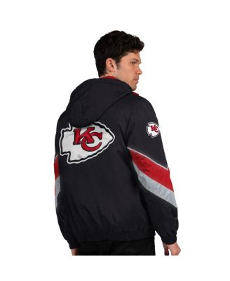 Men's Black/Red Kansas City Chiefs Thursday Night Gridiron Full-Zip Jacket
