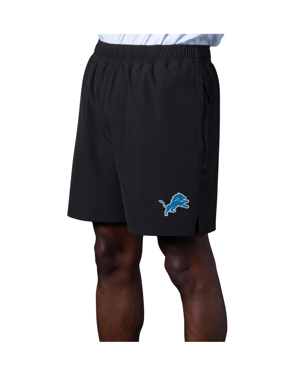 Msx by Michael Strahan Men's Black Detroit Lions Tryout Performance Shorts