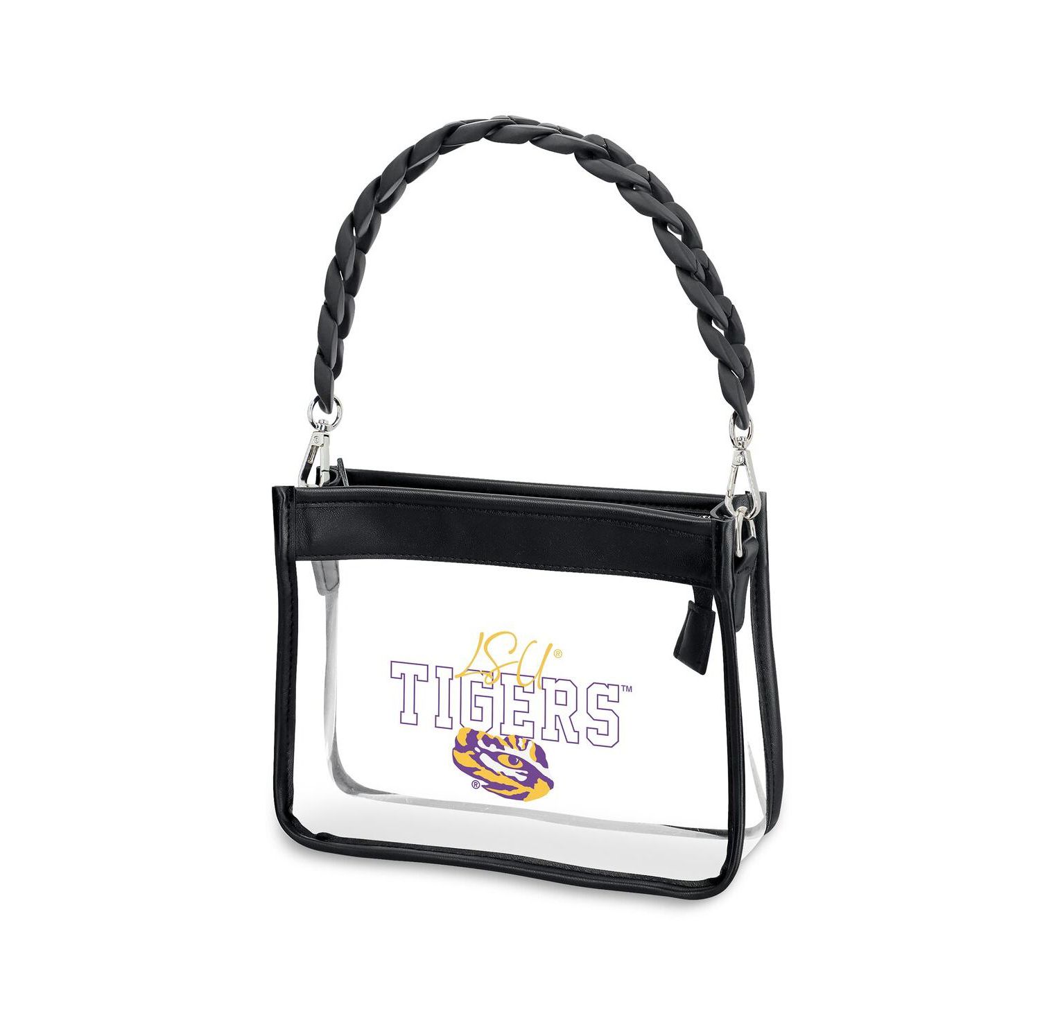 LSU Tigers Plastic Chain Mini Crossbody