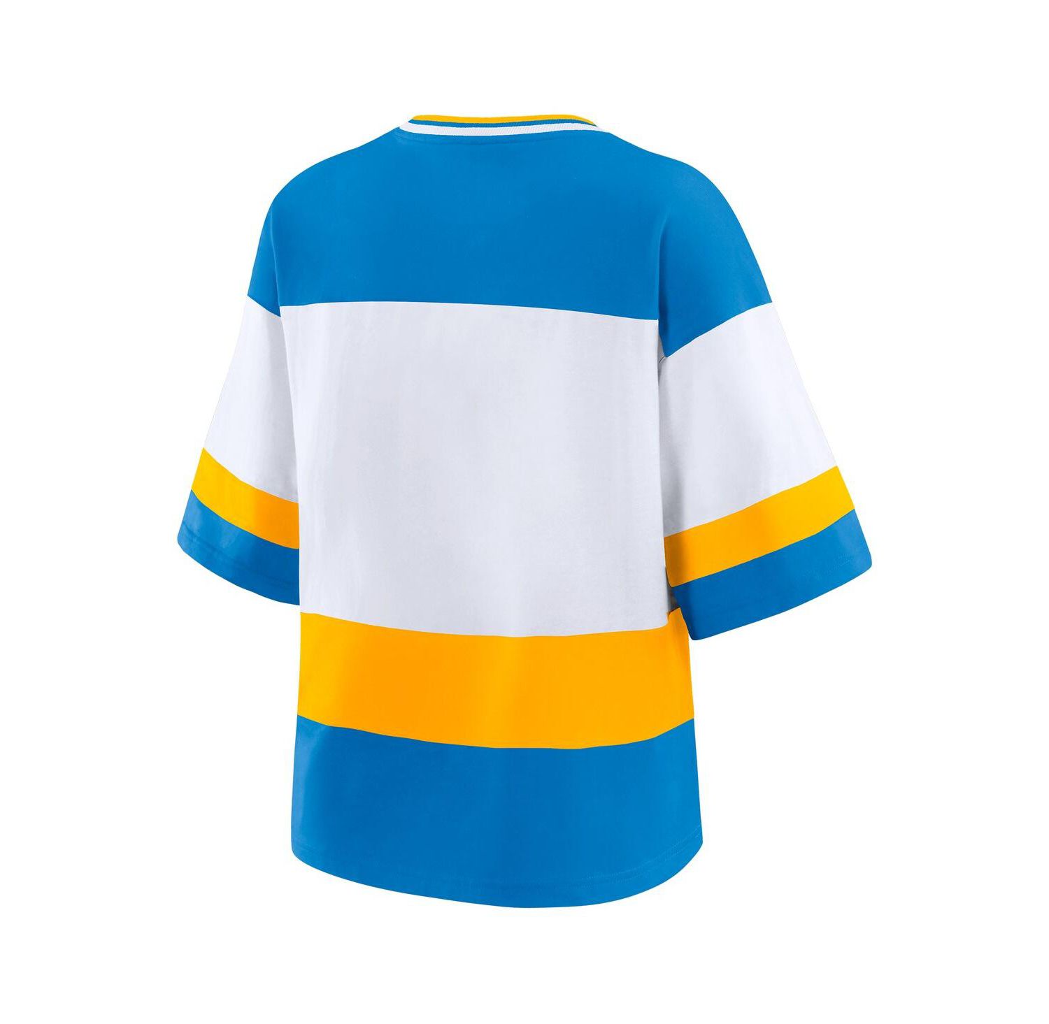 Women's Blue/White St. Louis Blues Jersey Style T-Shirt