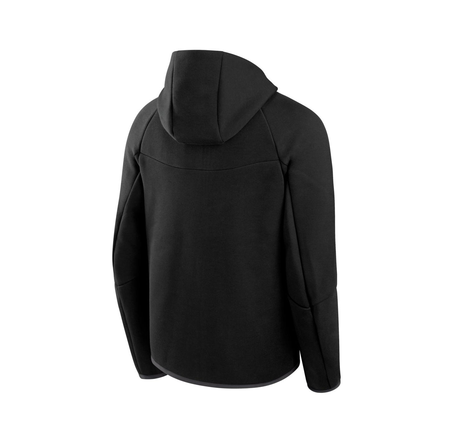 Men's Black Atlanta Braves Tech Fleece Windrunner Full-Zip Hoodie Jacket