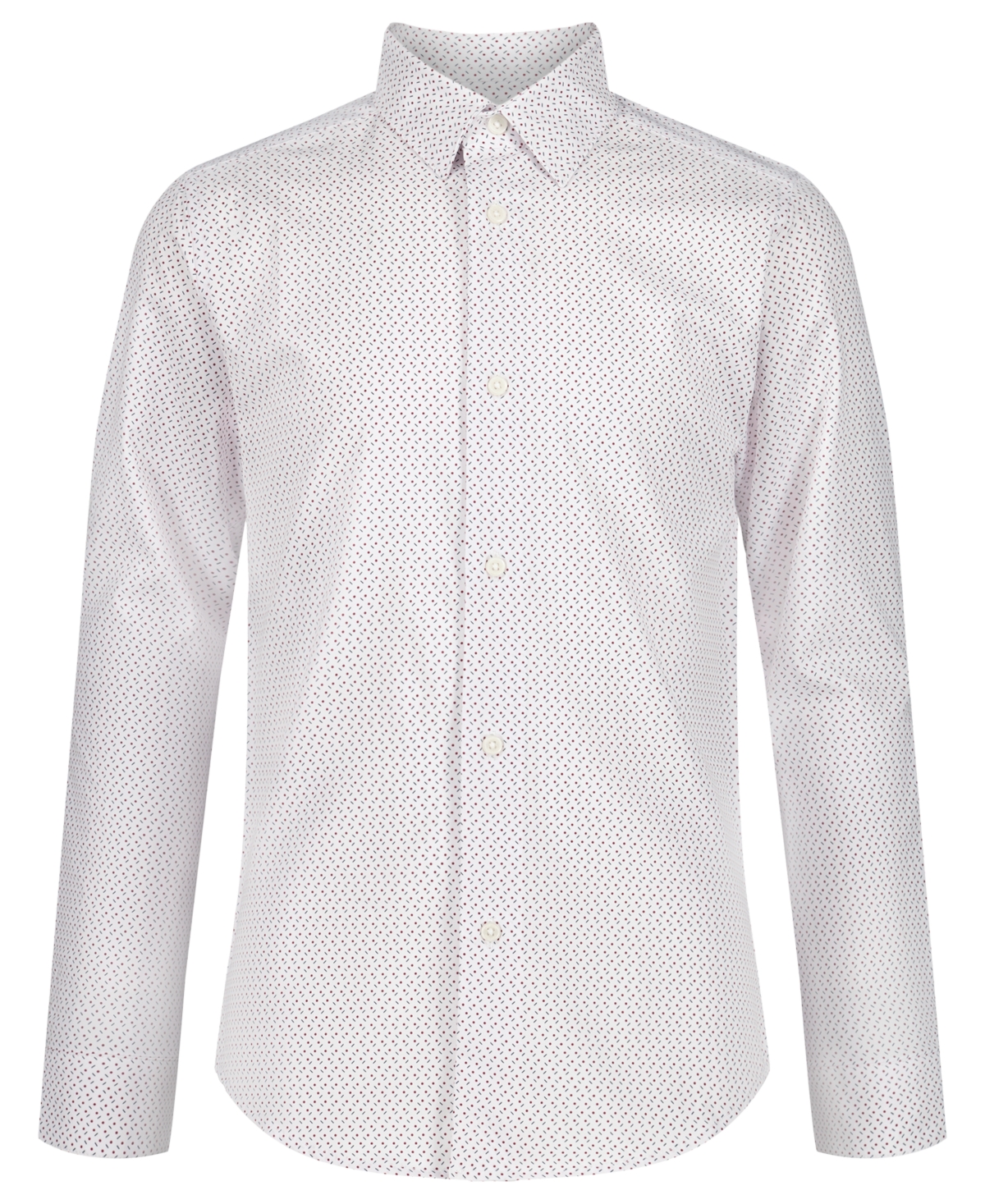 Calvin Klein Boys 8-20 Stretch Ditsy Dot Print Shirt
