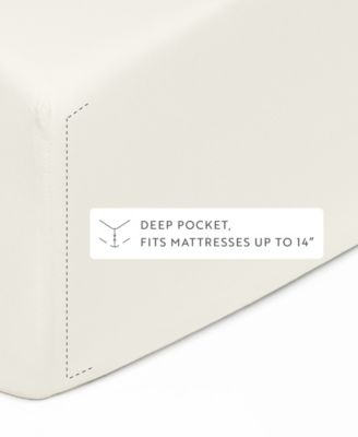 Ultra Soft Percale Cotton 4-Pc. Sheet Set, Queen