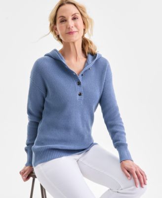 Style & Co - Women's Cotton Resort Hoodie Sweater