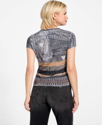 Women's Belt Wrapped R5 Short-Sleeve Top