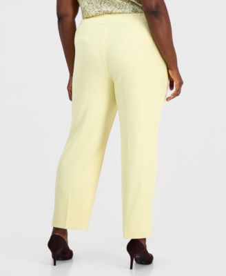 Plus Size Core Julia Stretch Mid-Rise Straight-Leg Pants