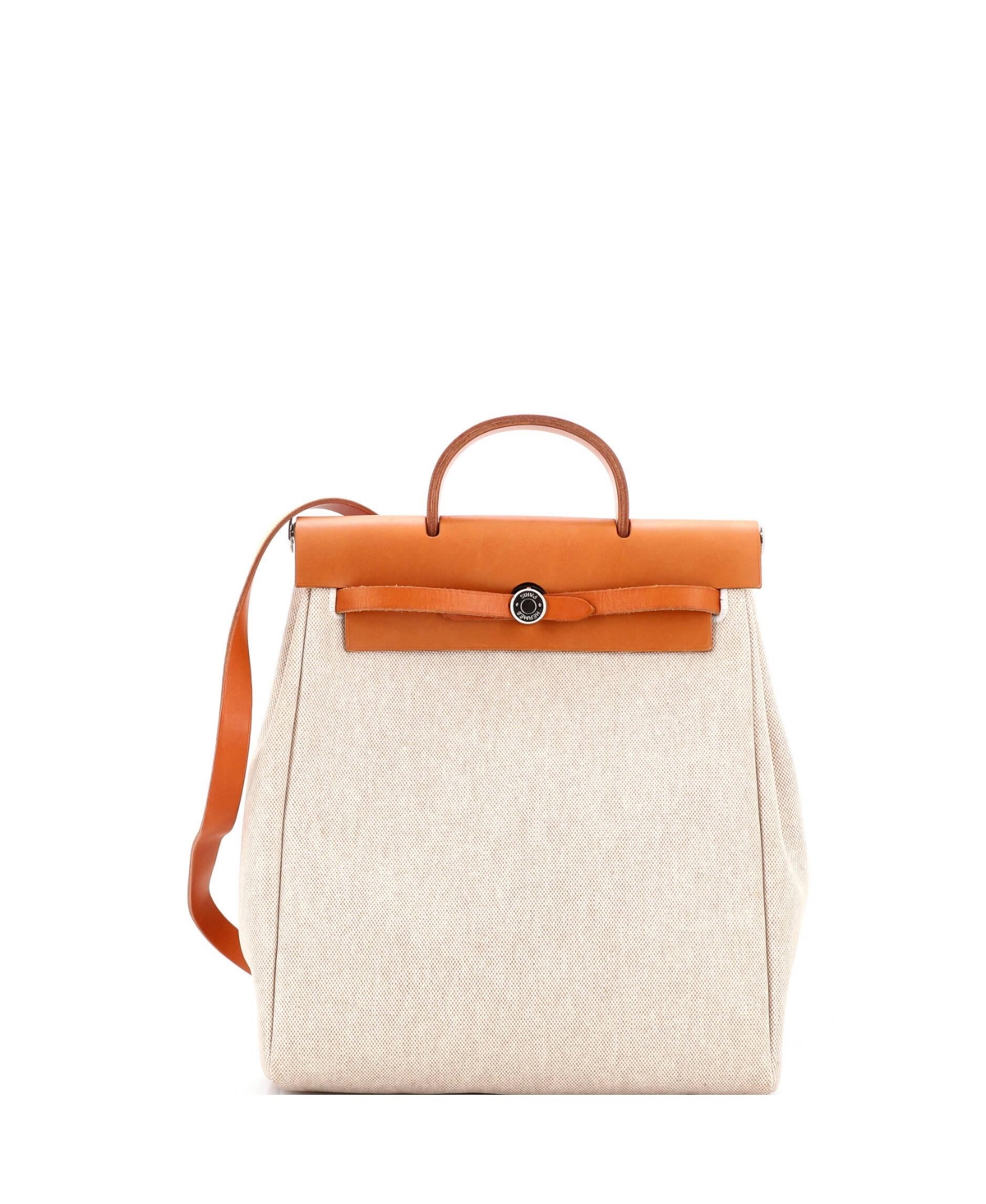 Pre-Owned Hermes Herbag A Dos Backpack Toile