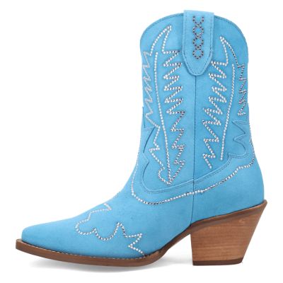 Women's Tiny Pony Suede Leather Bootie