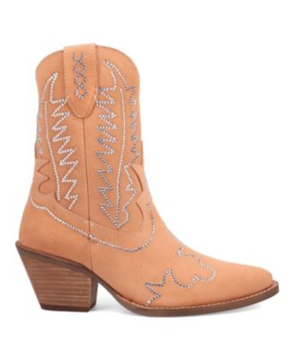 Women's Tiny Pony Suede Leather Bootie