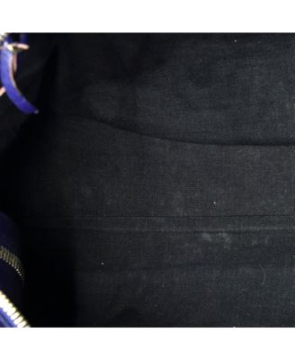 Medium City Classic Metallic Edge Bag Leather