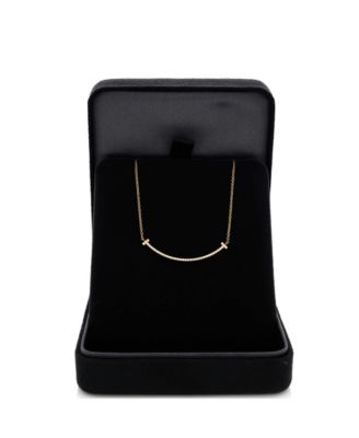 T Smile Pendant Necklace