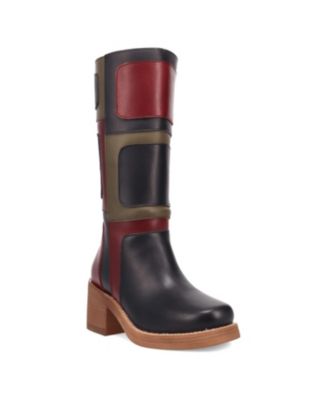 Women's Patches Leather Boot